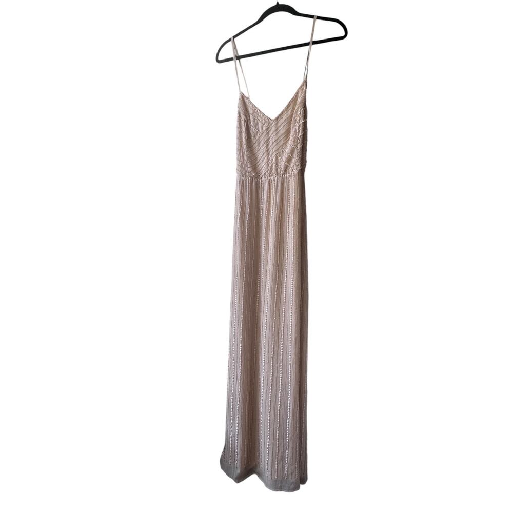 show me your mumu gala gown champagne beaded maxi dress women plus xxlarge - Picture 2 of 11